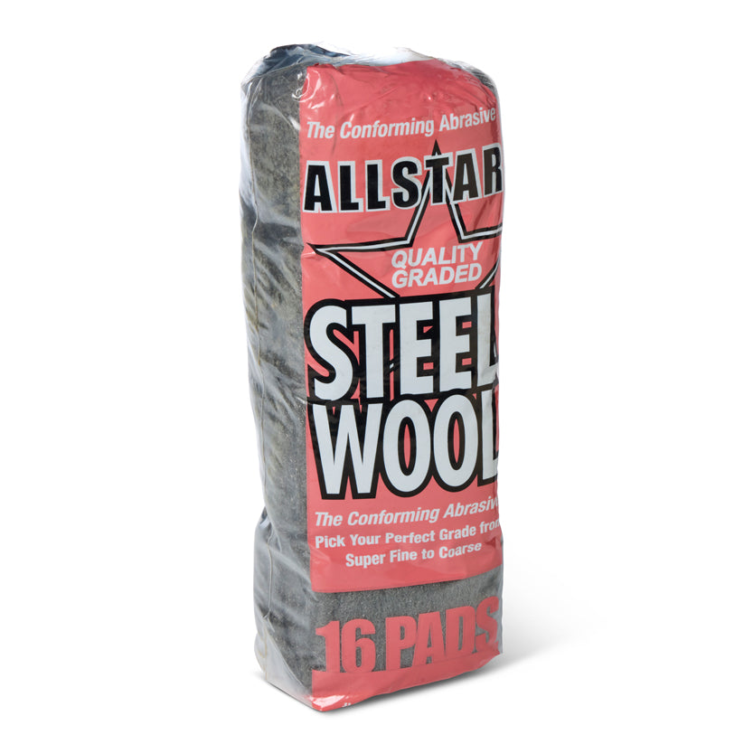 ALLSTAR STEEL WOOL 16 PACK 000