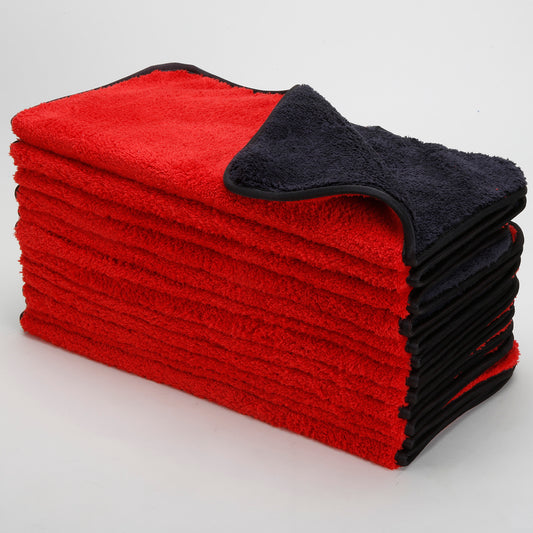 MF DUAL FACED TOWEL 16X16 700GSM YELLOW