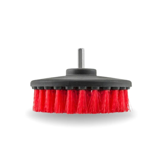 ROUND BRUSH FOR DRILL RED