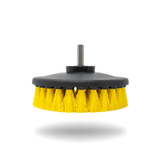 ROUND BRUSH FOR DRILL YELLOW