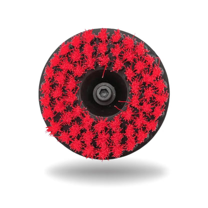 ROUND BRUSH FOR DRILL RED