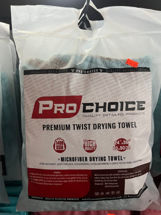 PRO CHOICE DRYING TOWEL 24X36