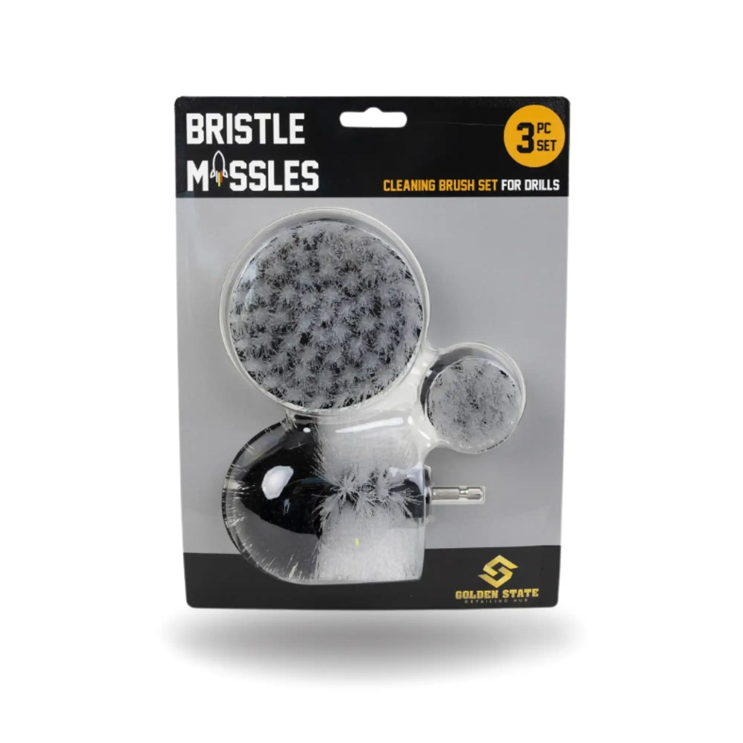 WHITE DRILL BRUSH SET X3 MISSILE