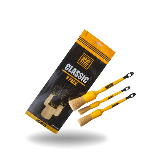 WORK STUFF DETAILING BRUSH CLASSIC 3 PACK (WS 100)