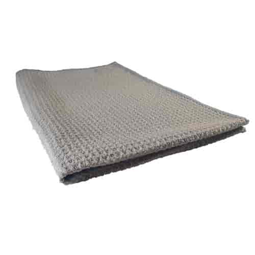 MF WEAVE TOWEL 380GSM 16X16 BLACK X12